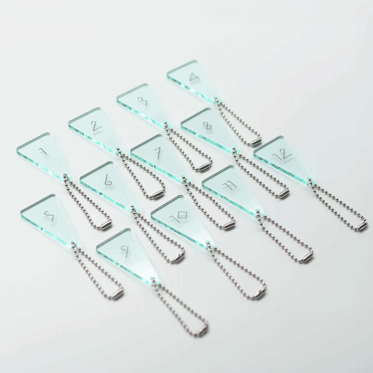 【No.1~12】ロッカーキーホルダー / 5design 2color