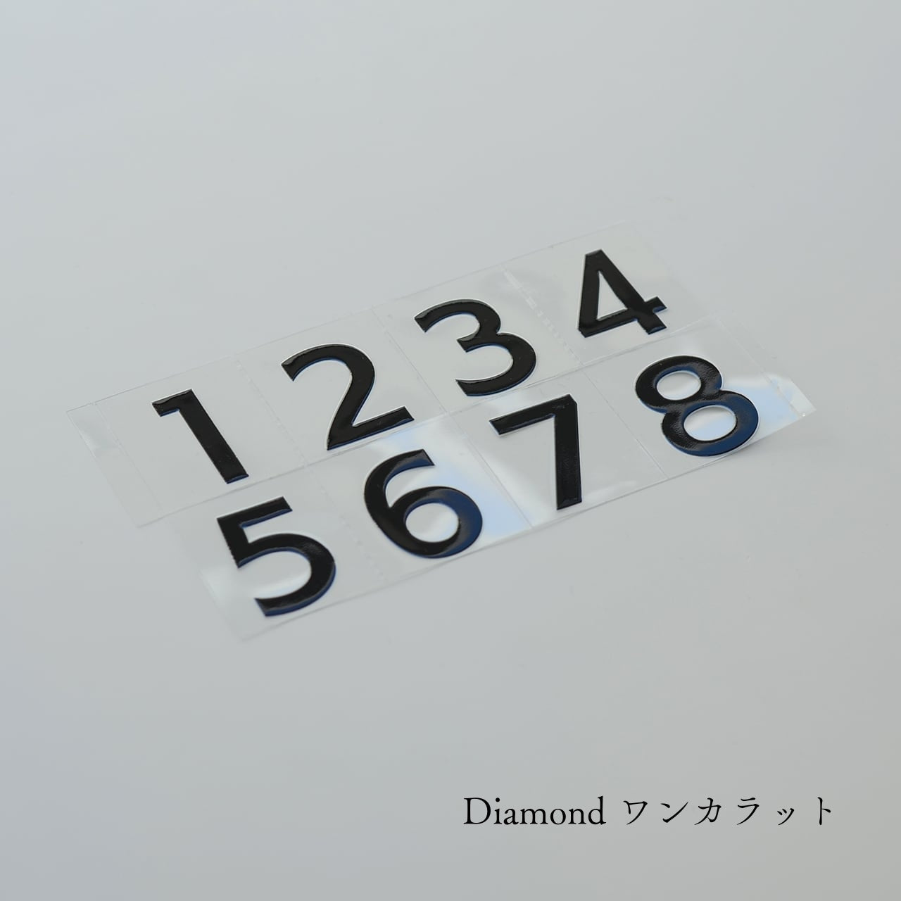 【No.1~8】&crew. ロッカーナンバー カッティングシート / 5design