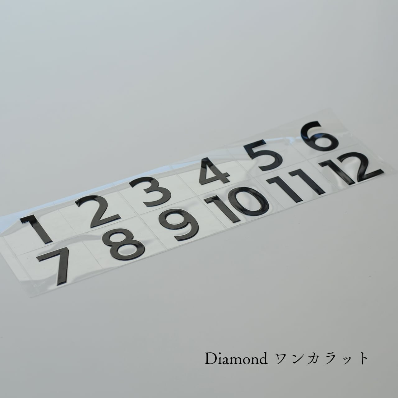 【No.1~12】&crew. ロッカーナンバー カッティングシート / 5design