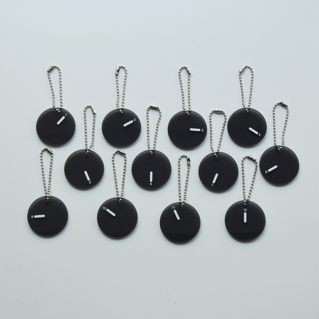 【No.1~12】ロッカーキーホルダー / 5design 2color