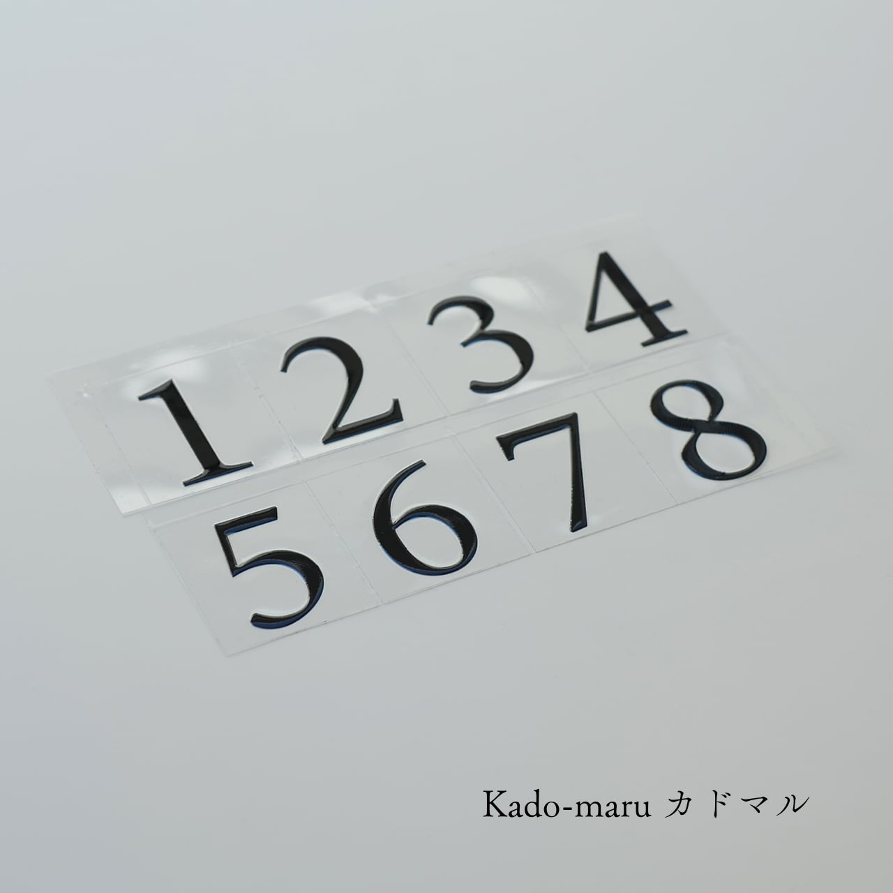 【No.1~8】&crew. ロッカーナンバー カッティングシート / 5design