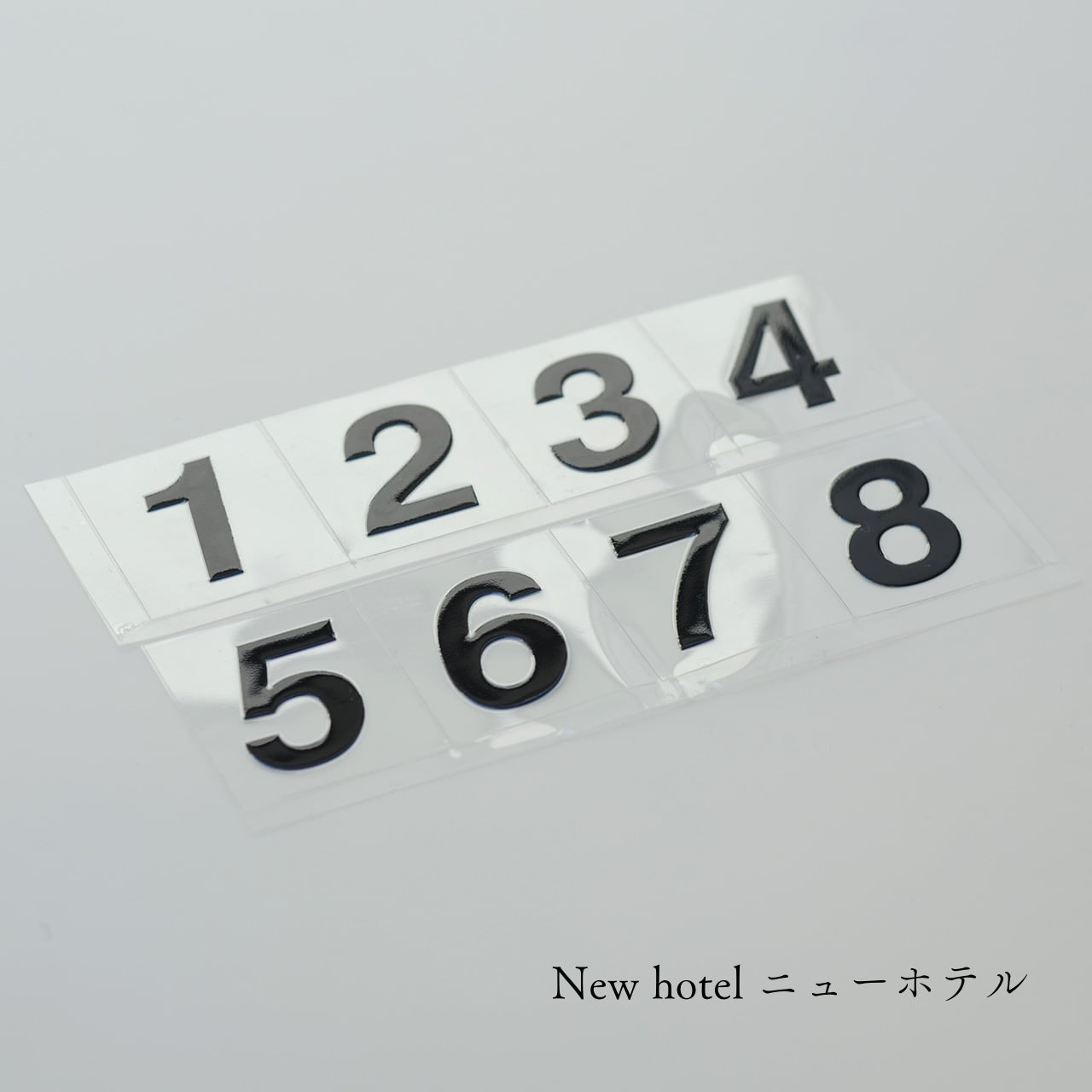 【No.1~8】&crew. ロッカーナンバー カッティングシート / 5design