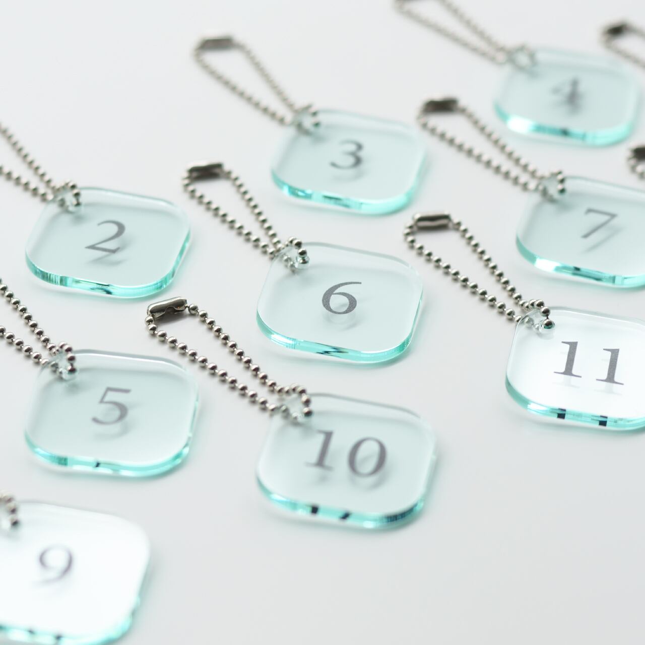 【No.1～12】ロッカーキーホルダー / 5design 2color