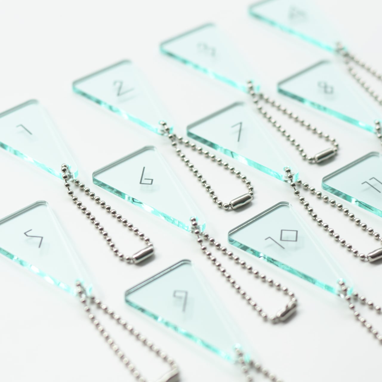 【No.1～12】ロッカーキーホルダー / 5design 2color