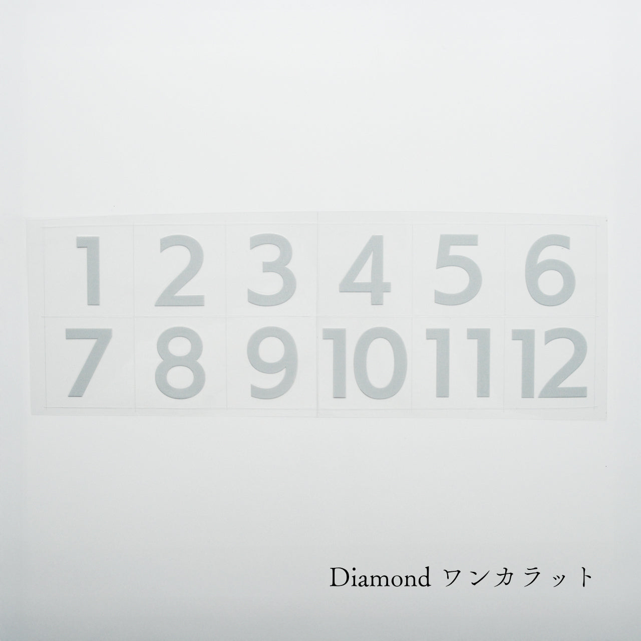 【送料無料】No.1～12 ＆crew. ロッカーナンバー カッティングシート / 5design