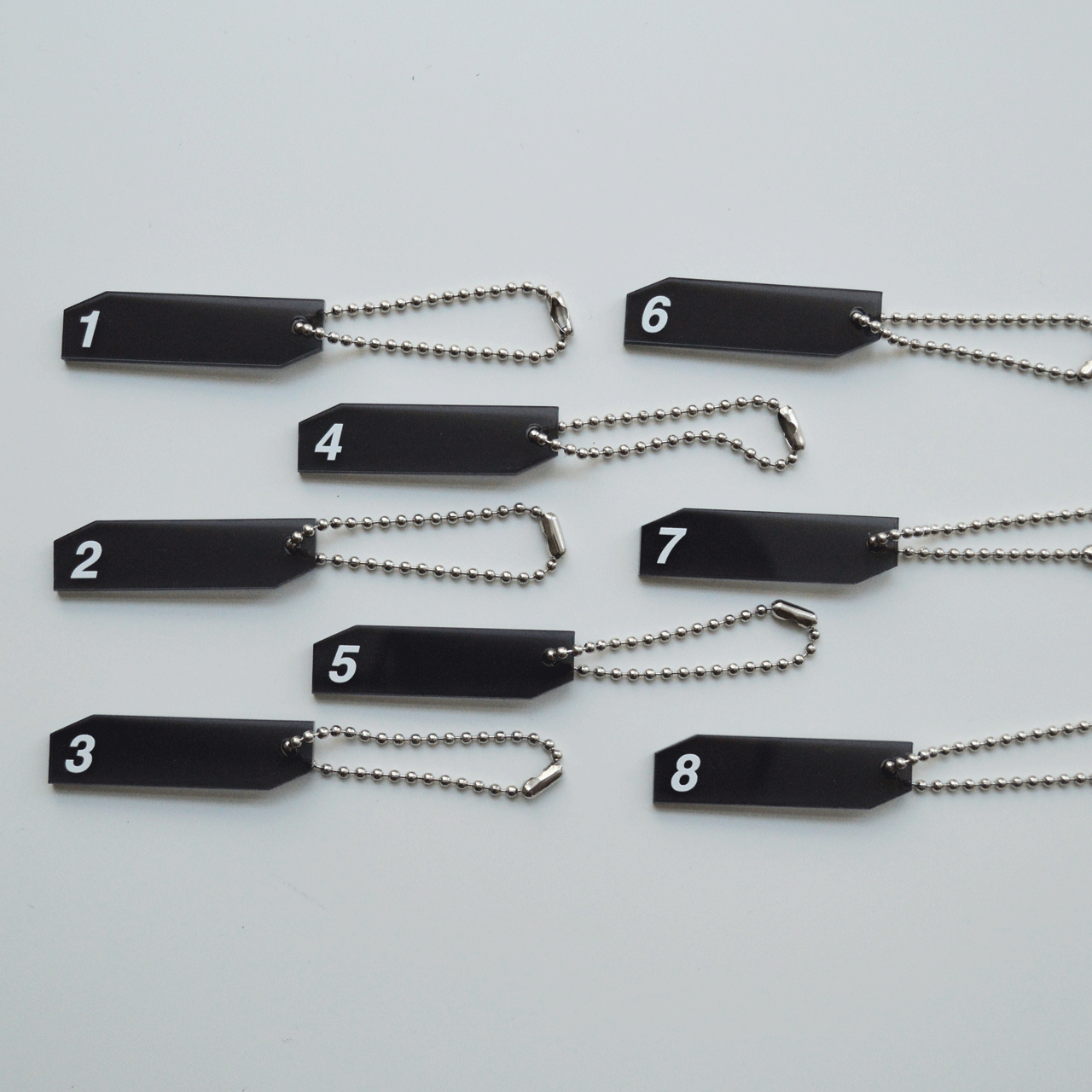 【No.1～8】ロッカーキーホルダー / 5design 2color