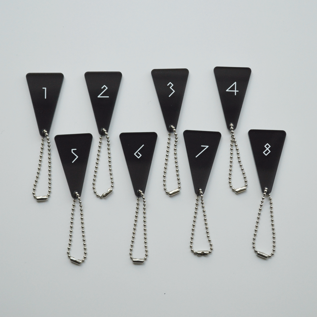 【No.1～8】ロッカーキーホルダー / 5design 2color