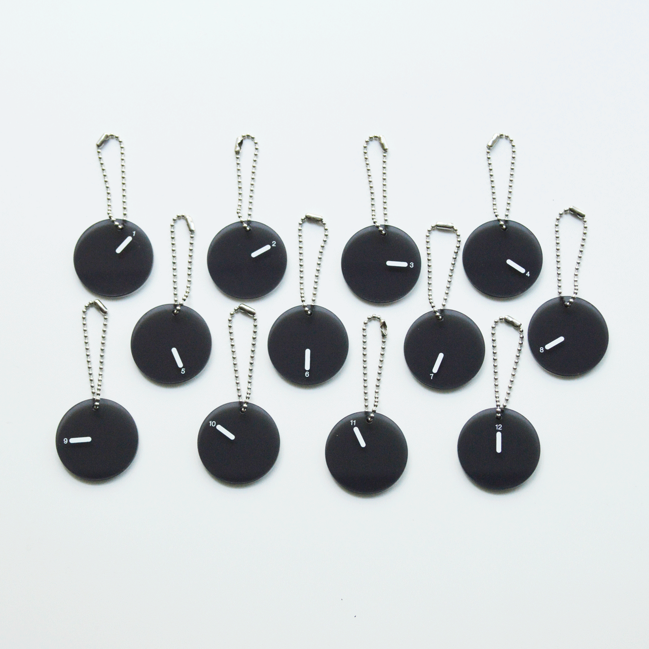 【No.1～12】ロッカーキーホルダー / 5design 2color