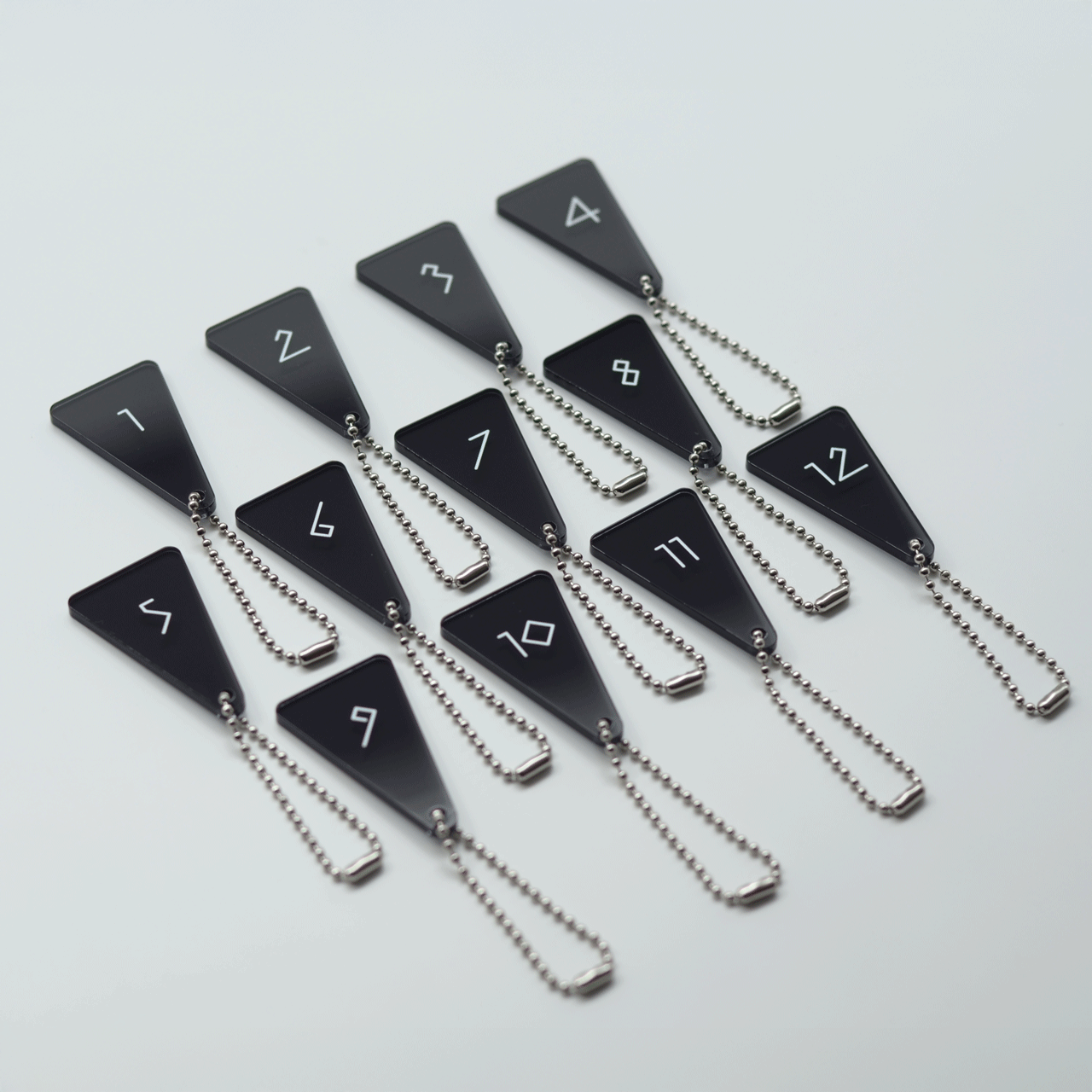 【No.1～12】ロッカーキーホルダー / 5design 2color