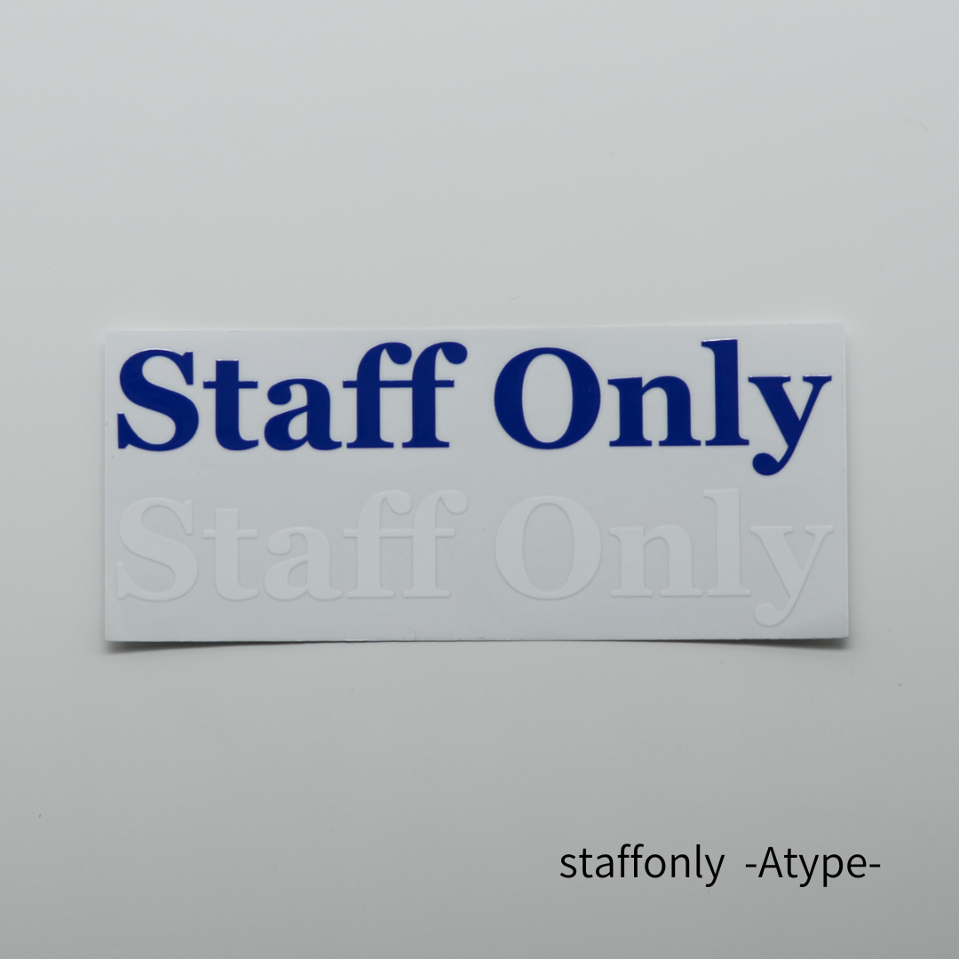 【toilettes＆staffonly】  KIRIEシリーズ　＆crew.カッティングシート/ 2types